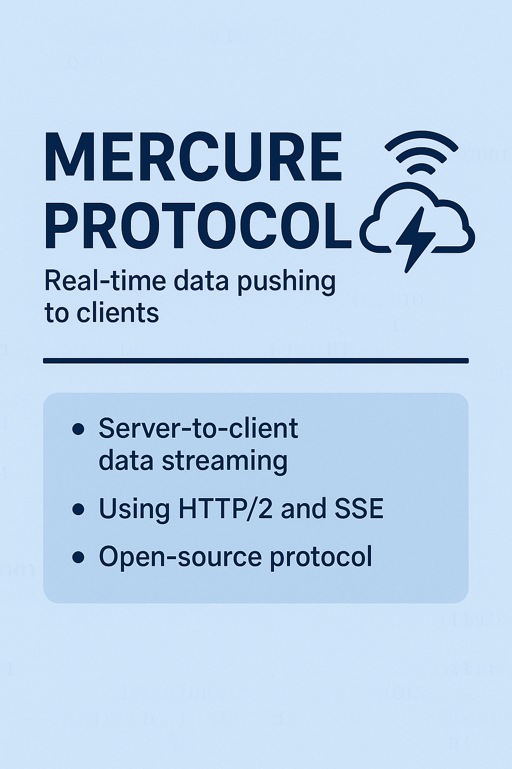 Pushing Data to Clients Using the Mercure Protocol